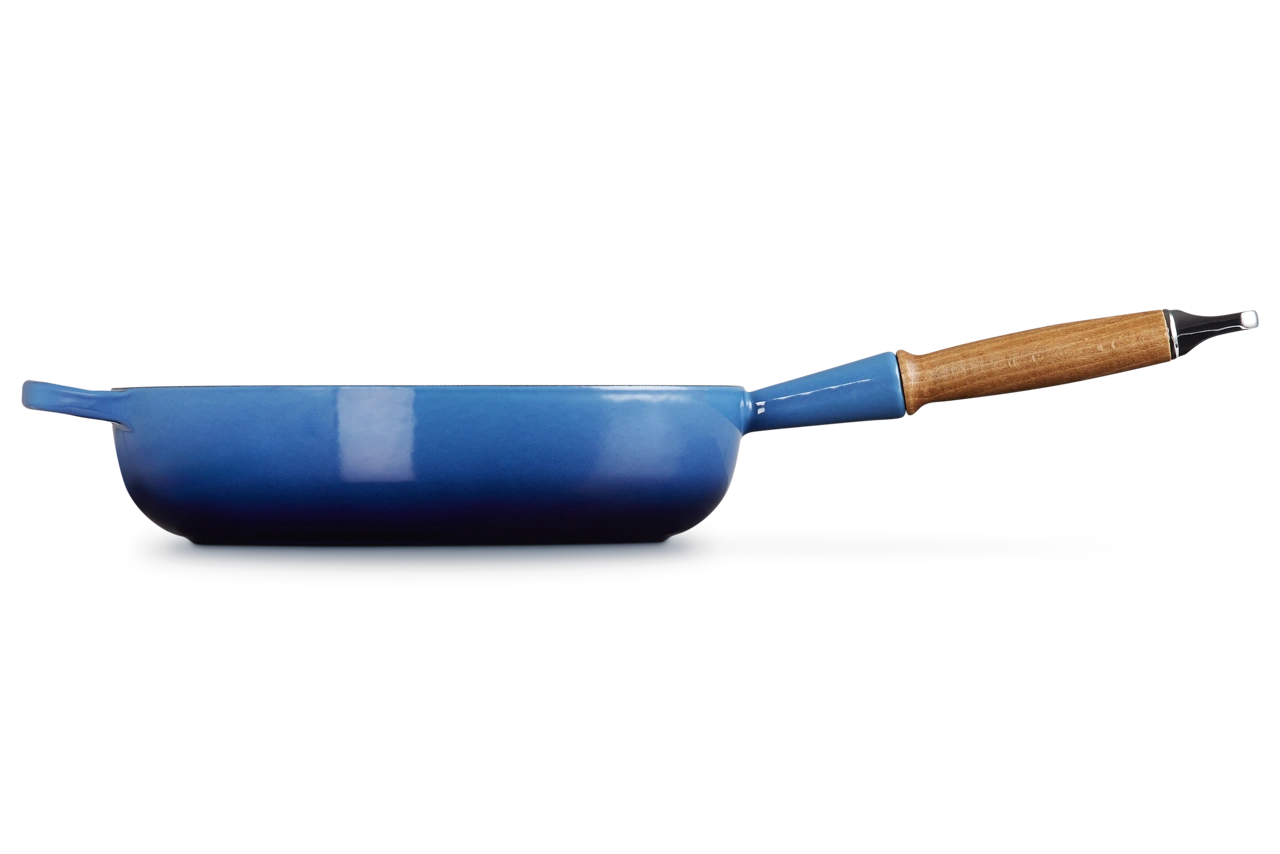 Le Creuset Gusseisen Pfanne 28 cm - Sautepfanne azure azure / blau 2