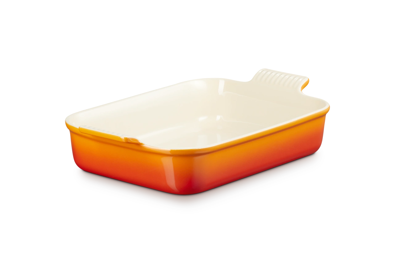 Le Creuset Keramik Auflaufform 32 cm ofenrot / orange ofenrot / orange 1