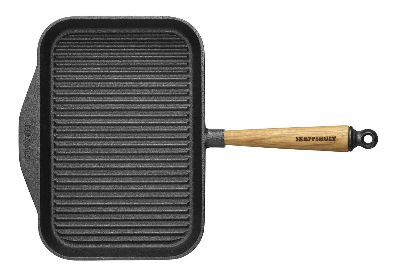 Skeppshult Gusseisen Grillpfanne XL Eiche 2