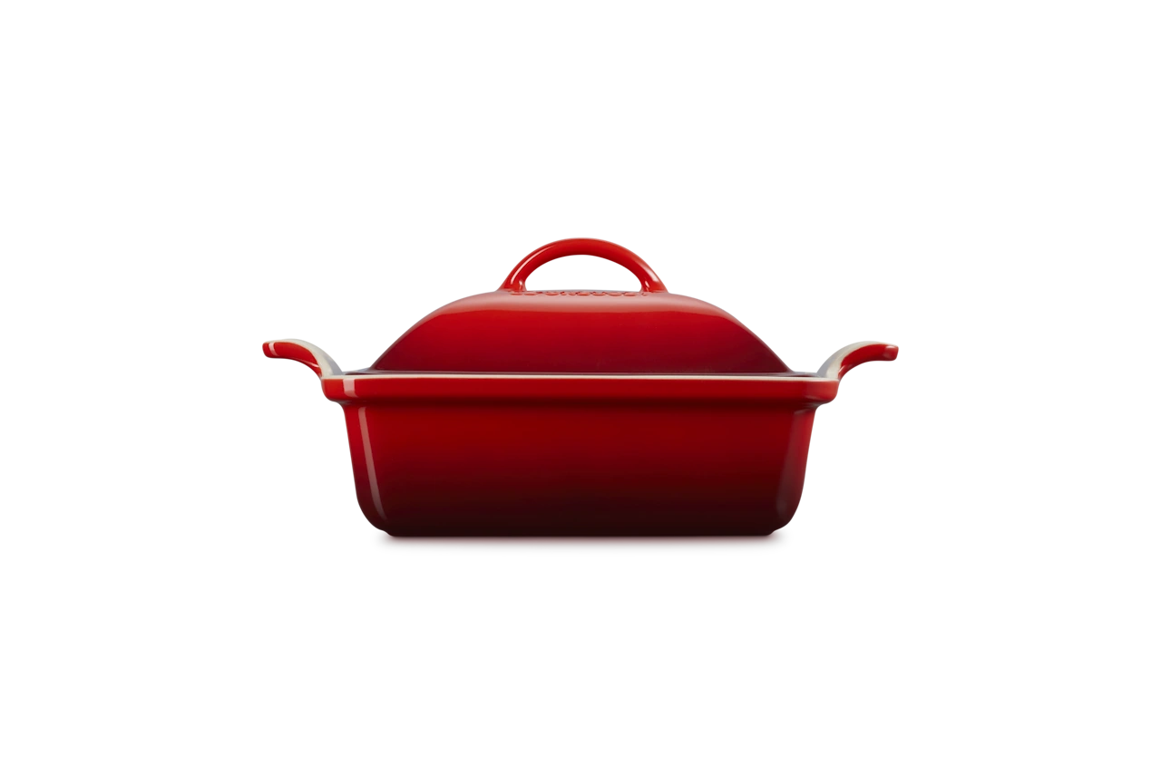 Le Creuset Auflaufform mit Deckel 23 cm kirschrot kirschrot 3