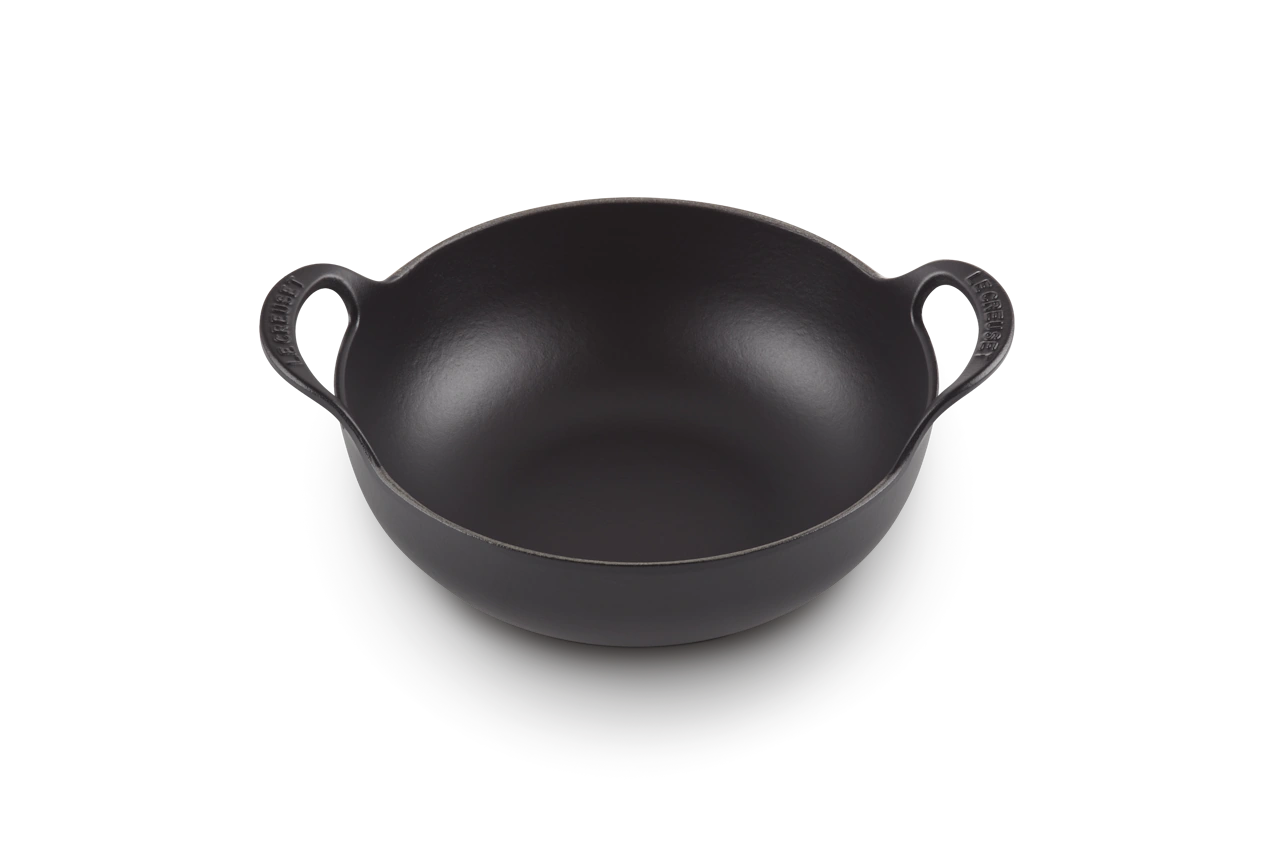 Le Creuset Gusseisen Topf Balti Dish 24 cm schwarz schwarz 1