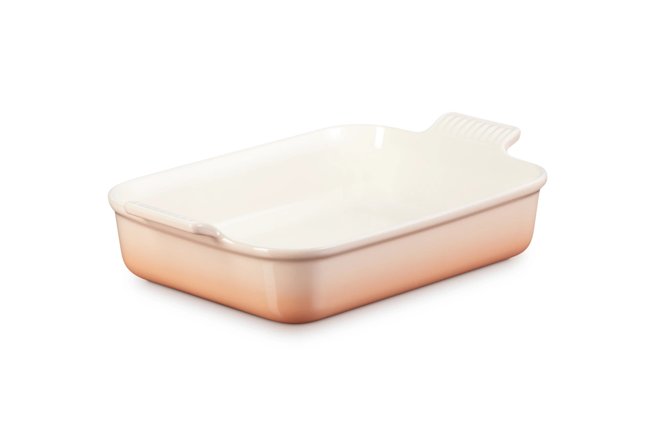 Le Creuset Keramik Auflaufform 32 cm pêche 2
