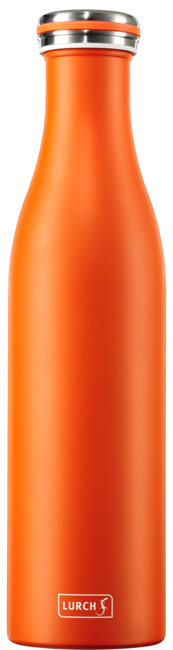 Lurch Edelstahl Isolierflasche 750 ml orange orange 1