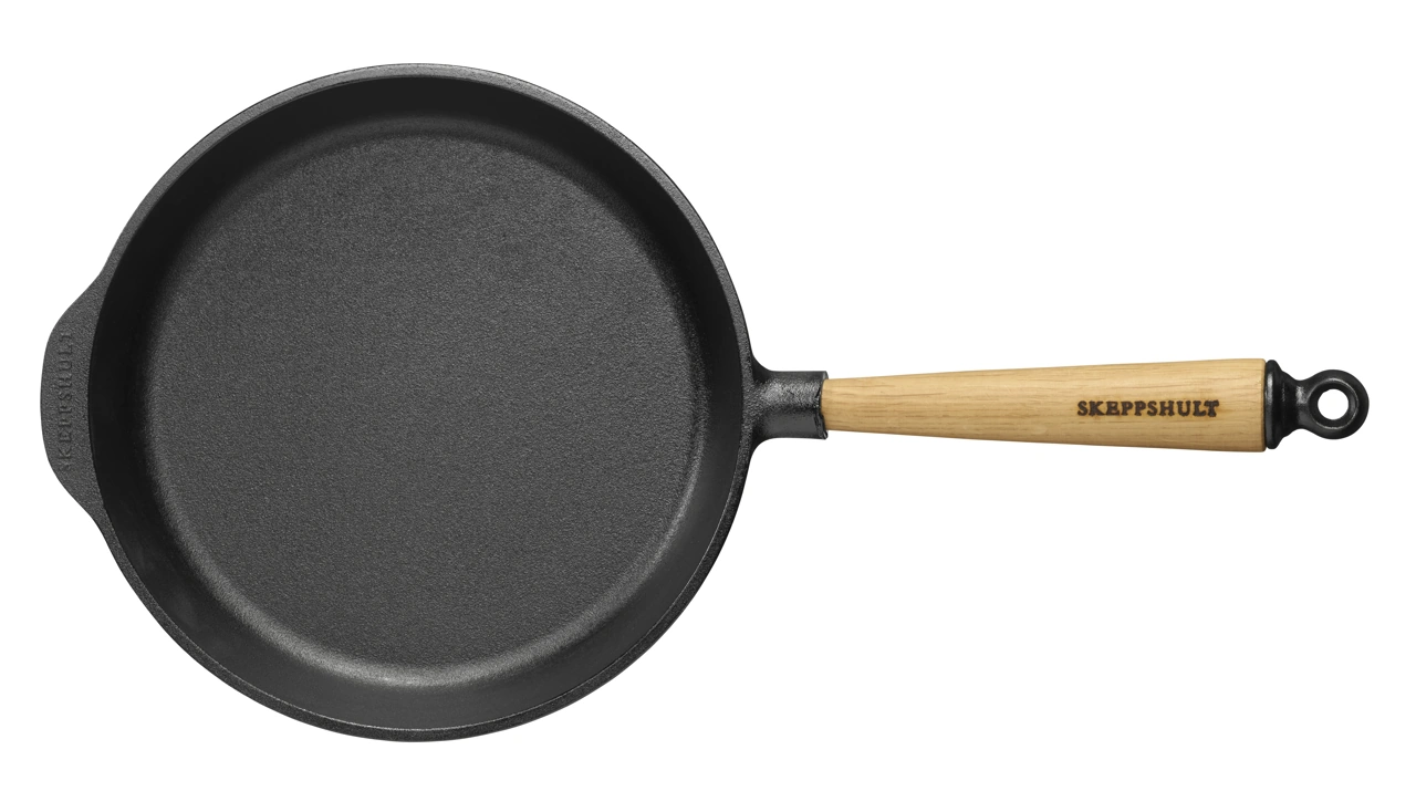 Skeppshult Gusseisen Servierpfanne Eichegriff 2