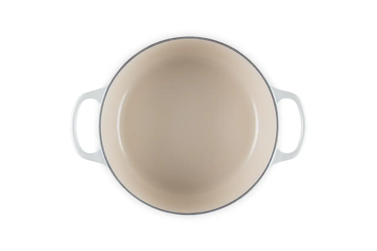 Le Creuset Gusseisen Topf 24 cm meringue / creme 5