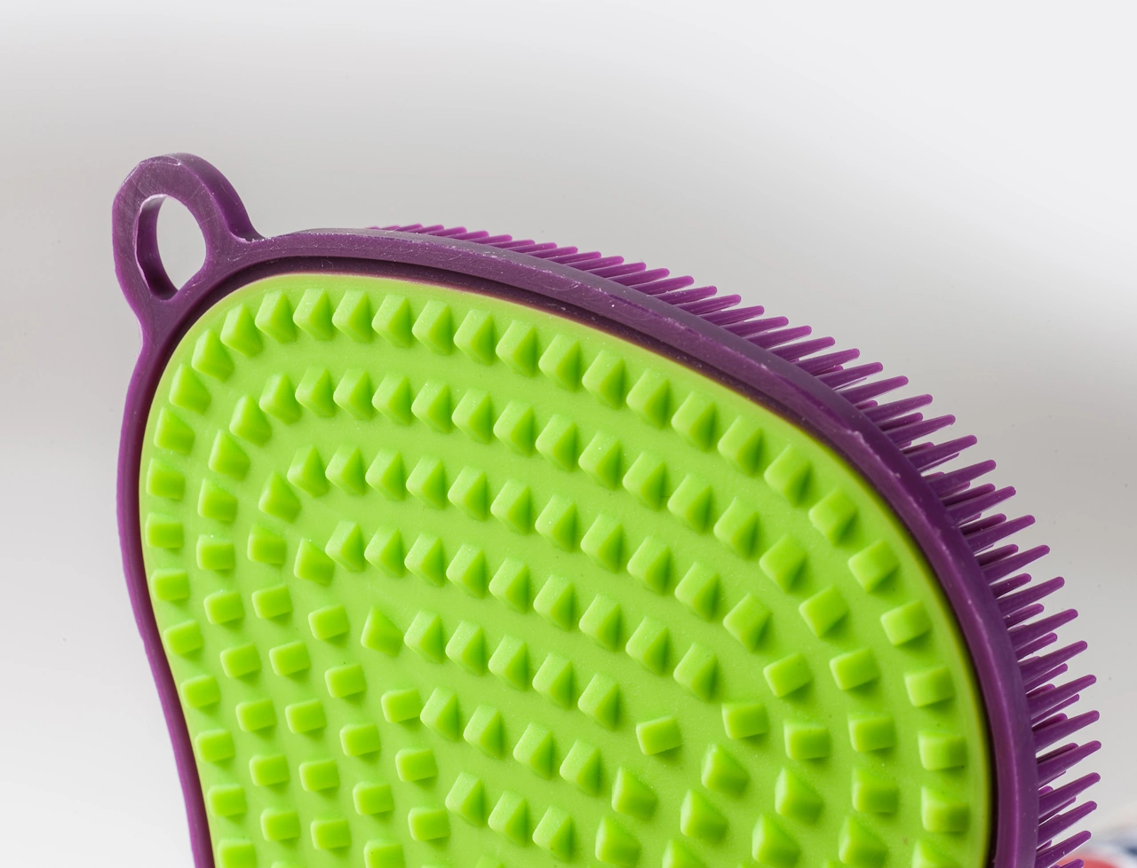 Kochblume Silikon Schwamm lila / grün 6