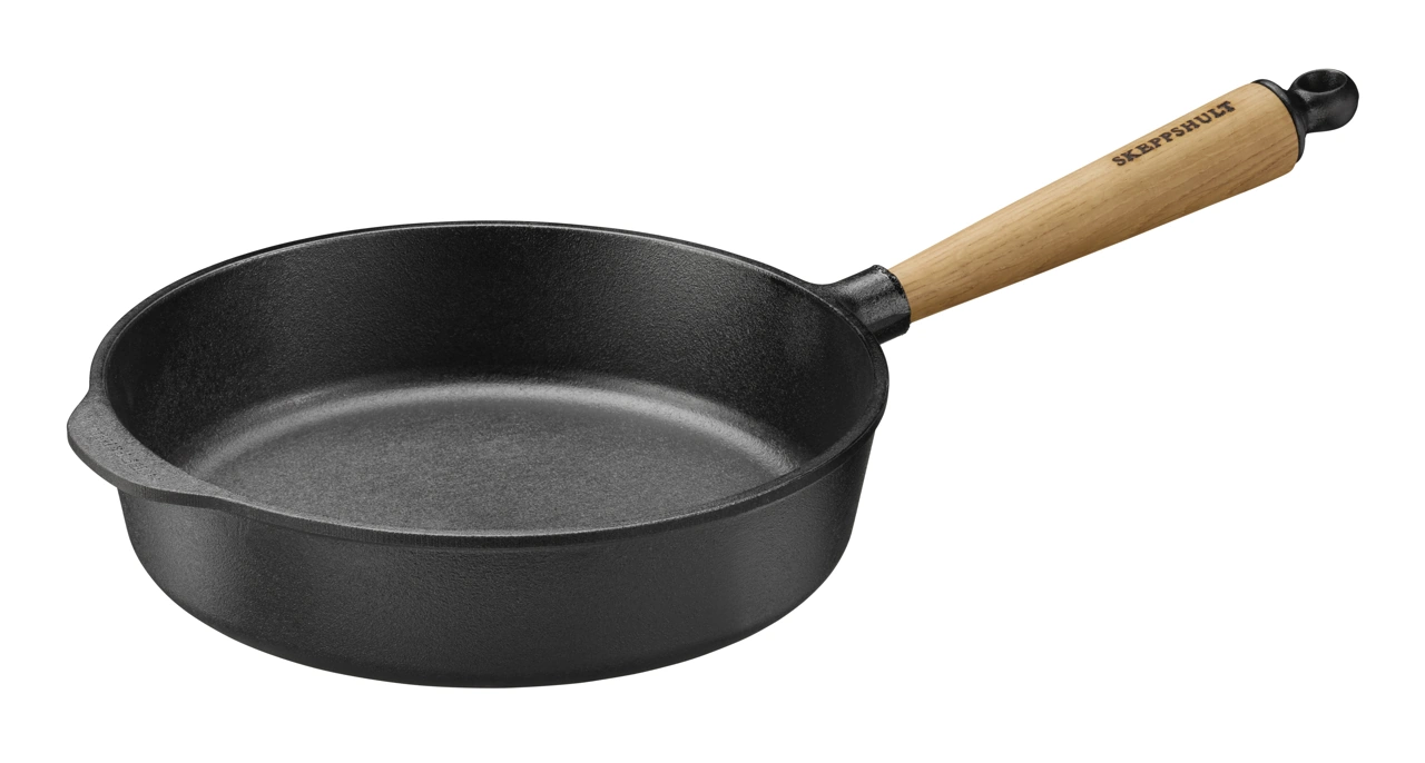 Skeppshult Gusseisen Servierpfanne Eichegriff