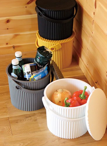 Hachiman Eimer 10 Liter schwarz | schwarz