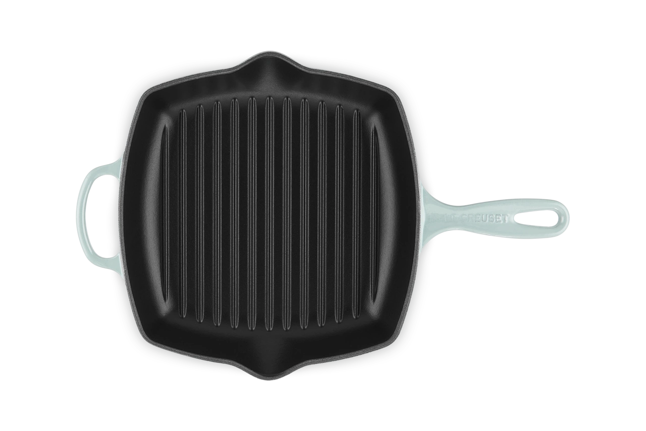 Le Creuset Grillpfanne 26 cm viereckig sea salt sea salt / hellblau 4