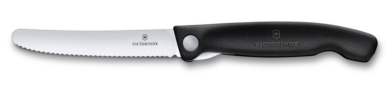 Victorinox Wellenschliff Klapp-Messer schwarz schwarz 2