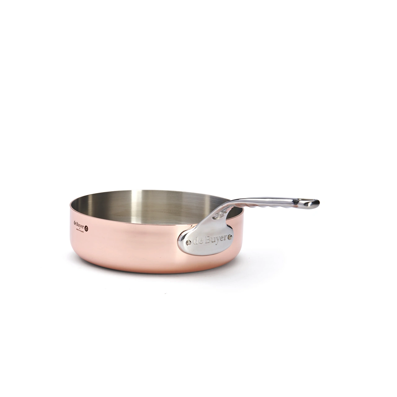 De Buyer Kupfer Sauteuse Induktion 24 cm 4