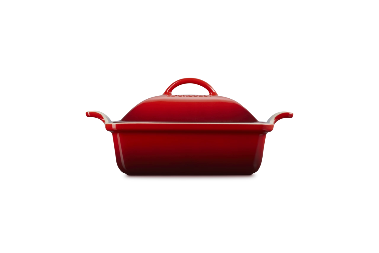 Le Creuset Auflaufform mit Deckel 23 cm kirschrot kirschrot 3