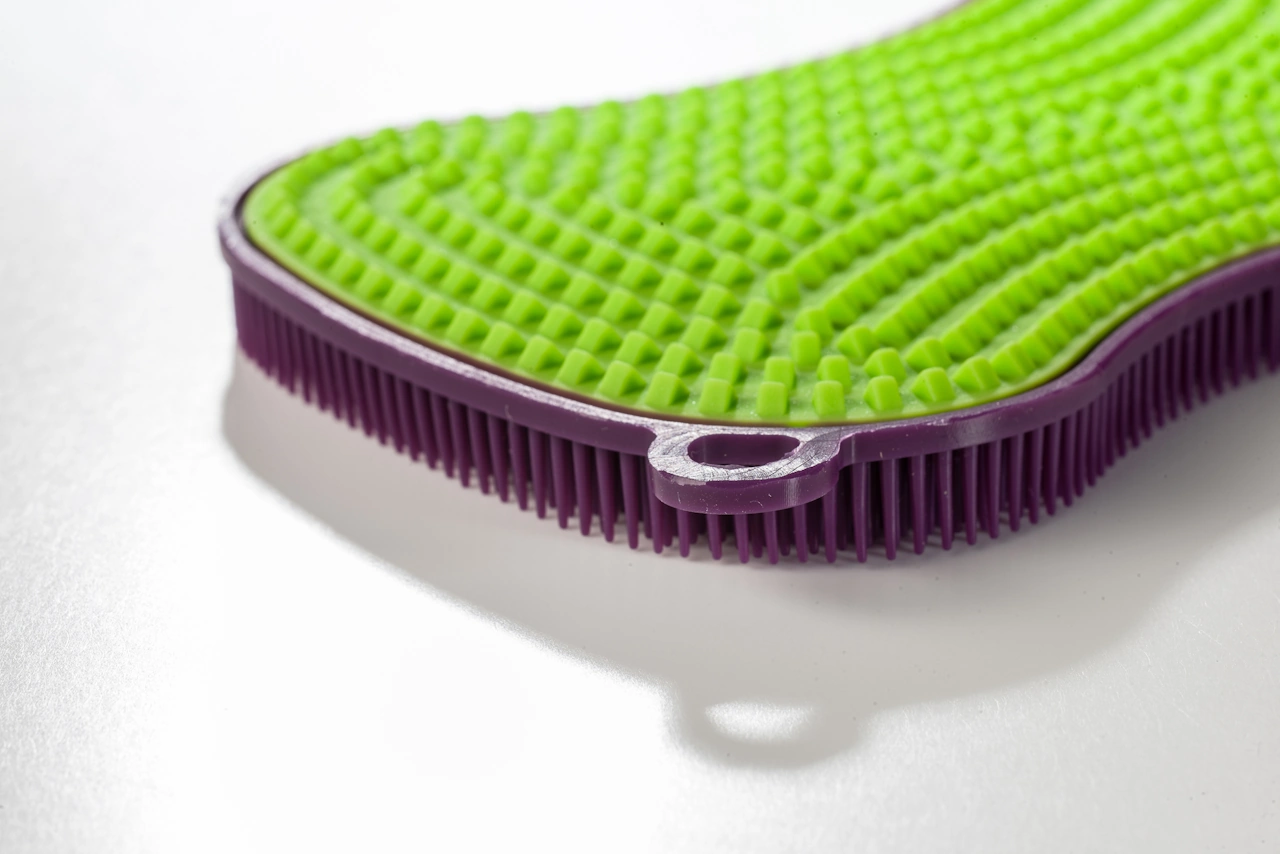 Kochblume Silikon Schwamm lila / grün 5