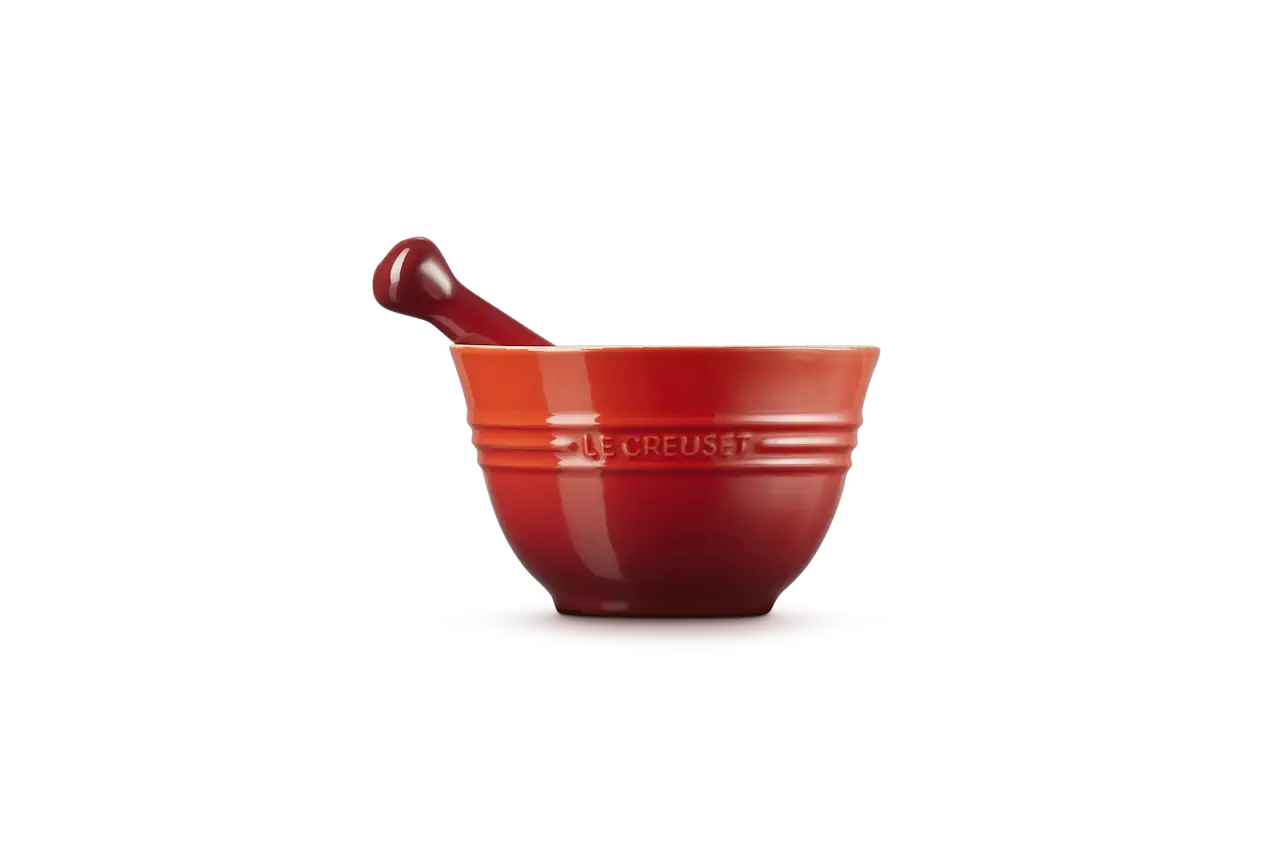 Le Creuset Keramik Mörser kirschrot kirschrot 3