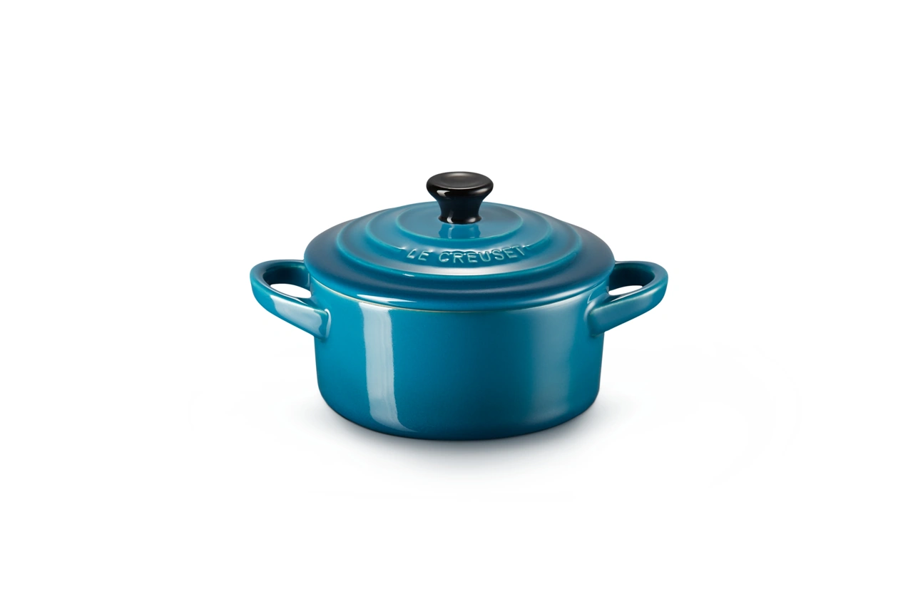 Le Creuset Mini Cocotte deep teal / grünblau deep teal / grünblau 1