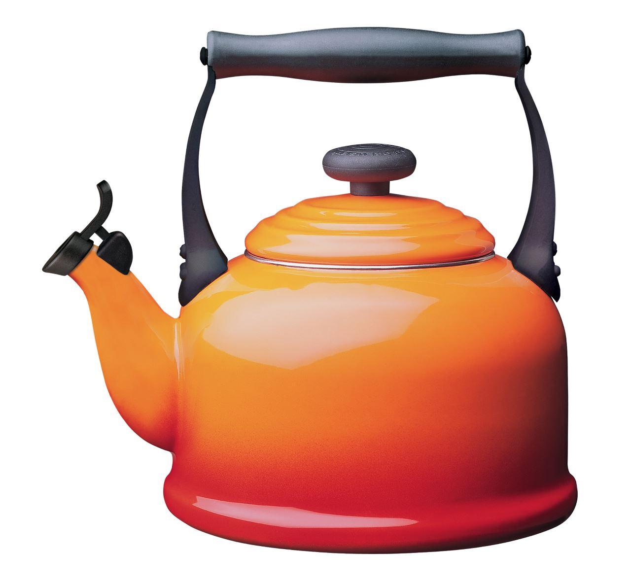 Le Creuset Wasserkessel Tradition ofenrot / orange 1