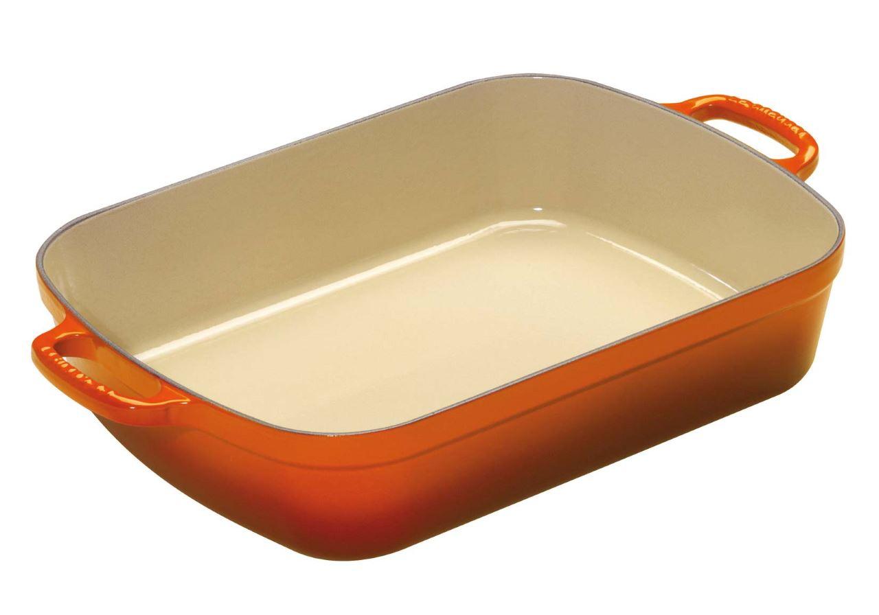 Le Creuset Gusseisen Bratreine 36 cm ofenrot / orange 2