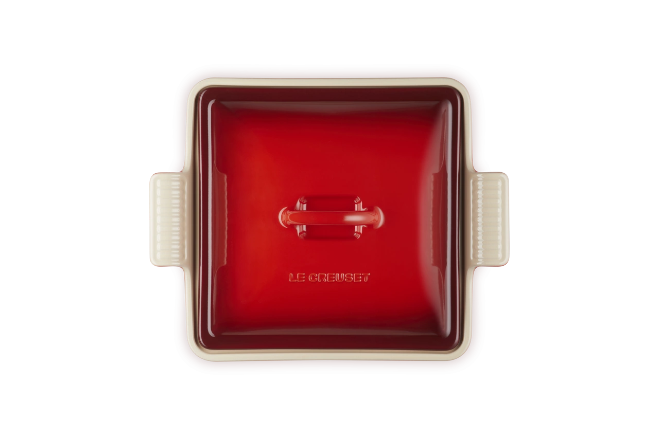 Le Creuset Auflaufform mit Deckel 23 cm kirschrot kirschrot 4