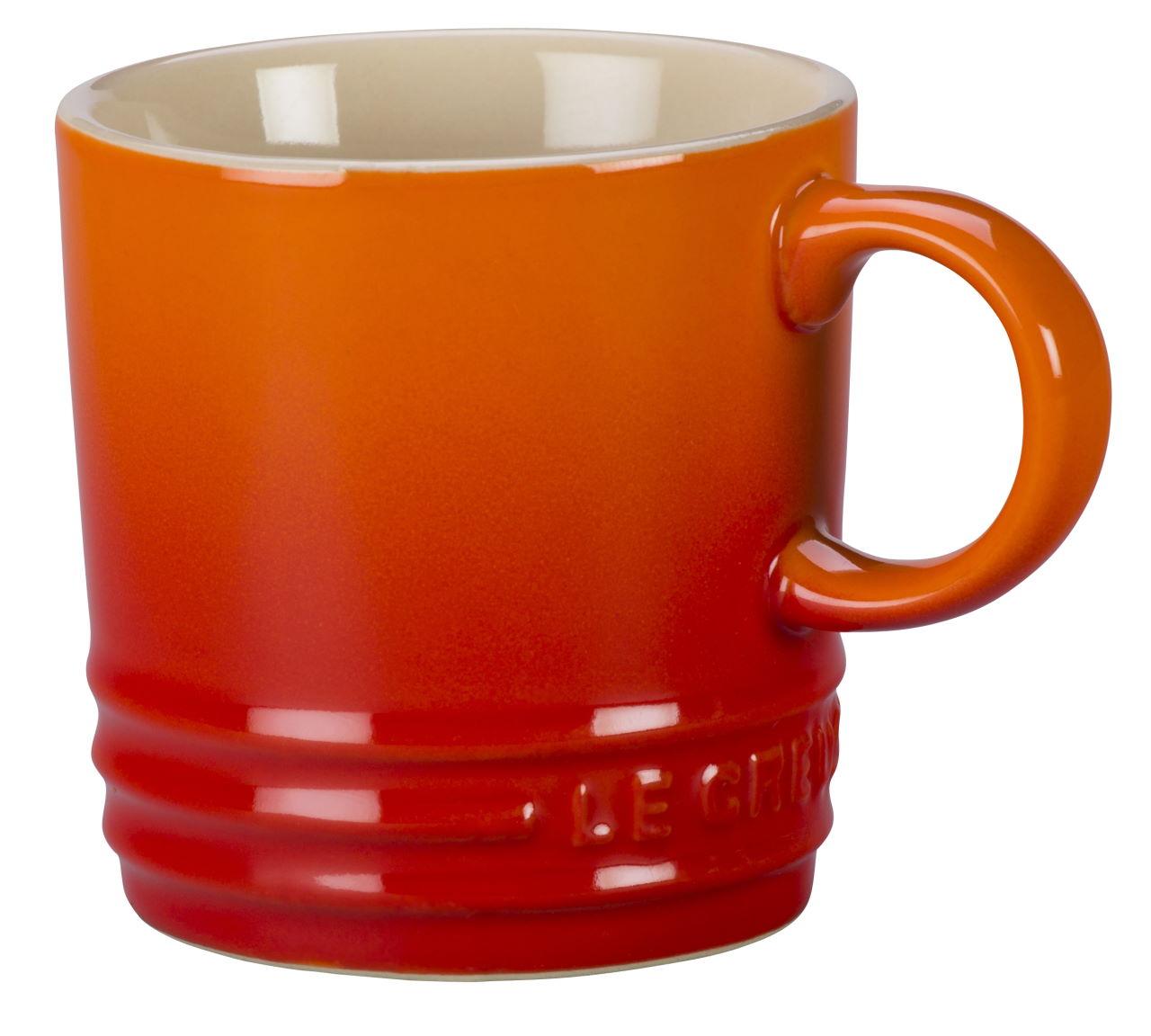 Le Creuset Keramik Becher 350 ml ofenrot / orange 1