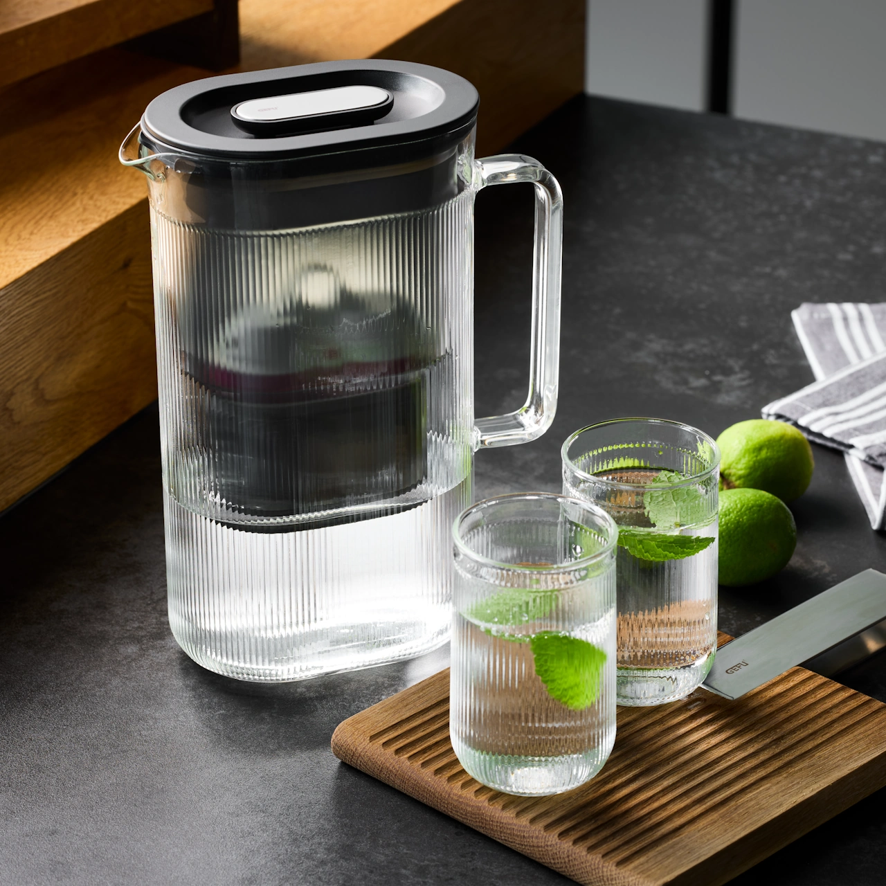 Gefu Tischwasserfilter inklusive Filterkartusche 8