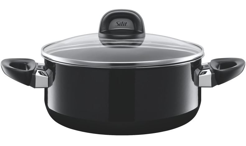 Silit Silargan Modesto Line black Kochtopf 24 cm