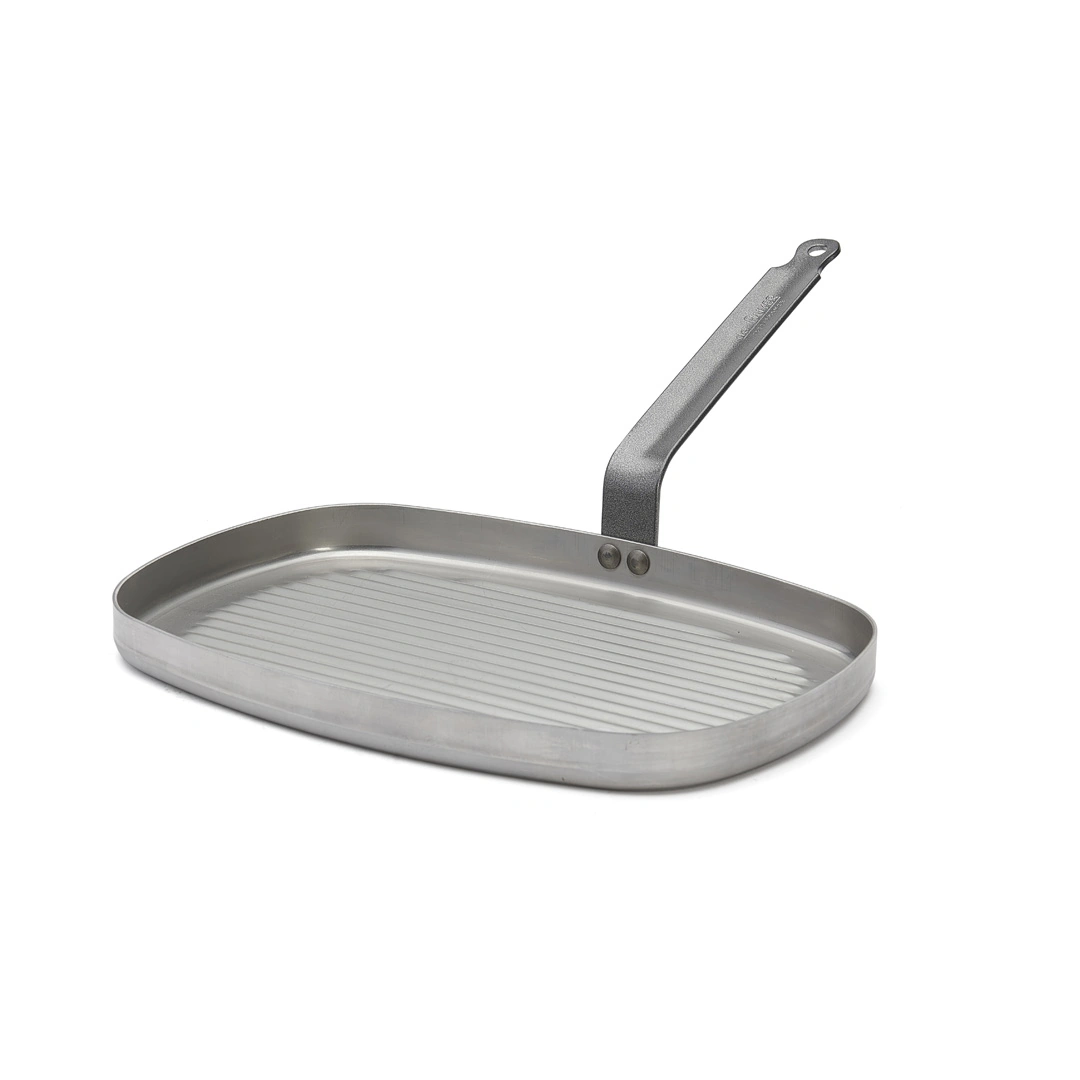 De Buyer Rechteckige Grillpfanne 38 cm - Eisenpfanne
