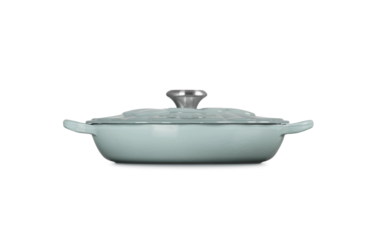 Le Creuset Gourmet Gusseisen Profitopf Blume 26 cm 4
