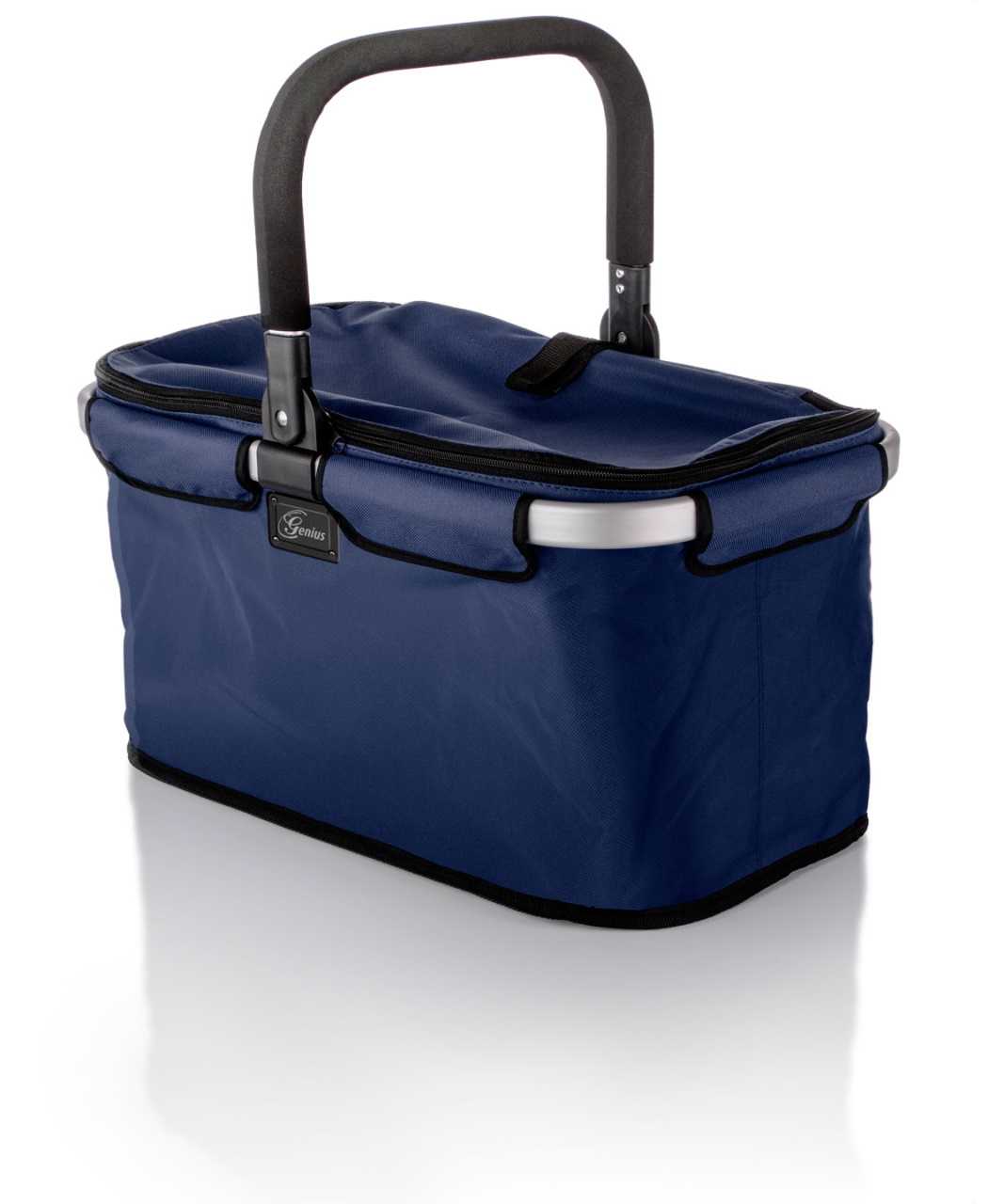 Genius Premium Einkaufskorb Falko uni blau 1