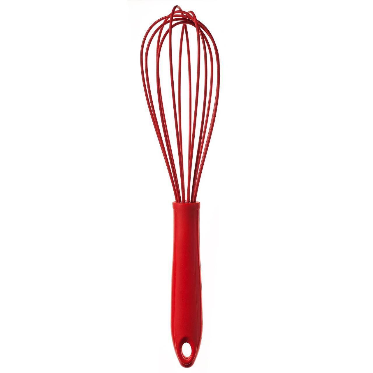 Kochblume Silikon Schneebesen L rot 1