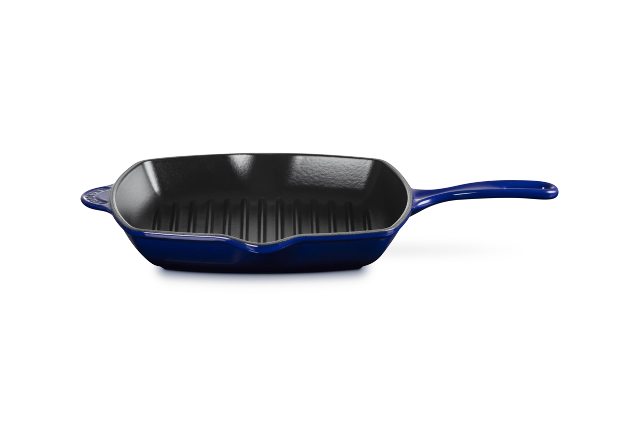 Le Creuset Tradition Grillpfanne 26 cm indigo / blau 3