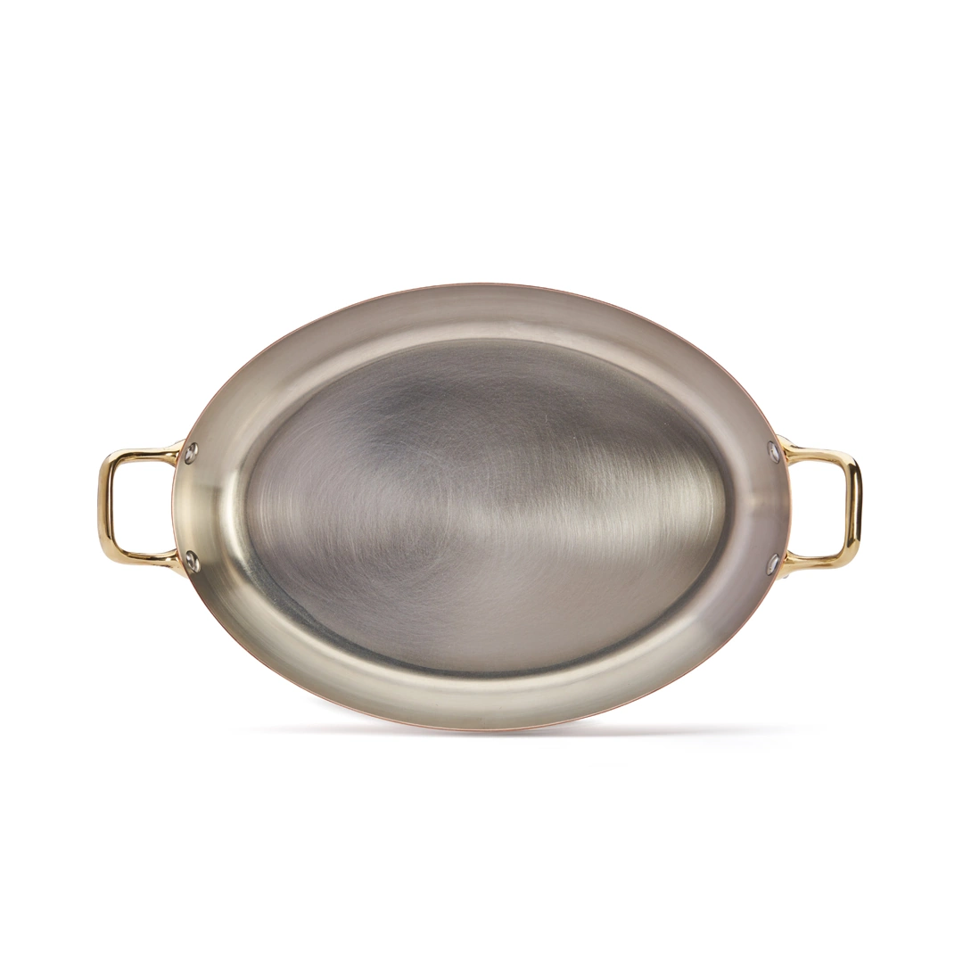 De Buyer Kupfer Bratpfanne 32 cm oval 4