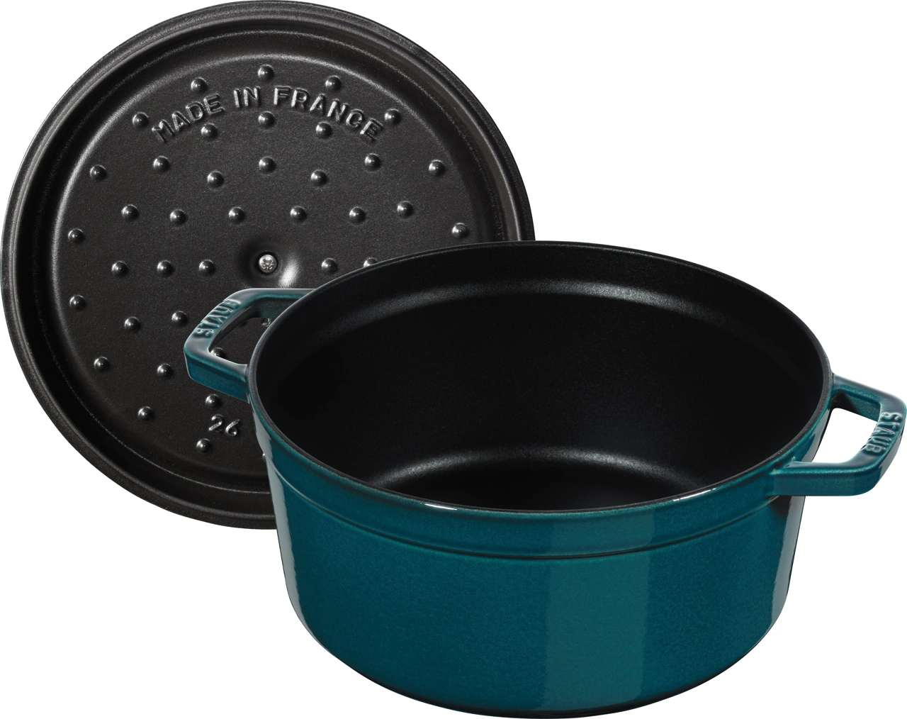 Staub Cocotte la mer / türkis 28 cm 4