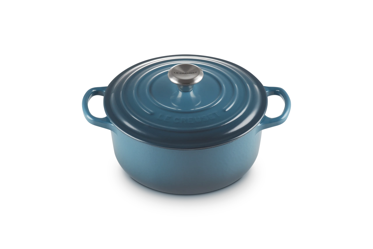 Le Creuset Gusseisen Topf 20 cm deep teal / grünblau deep teal / grünblau 1