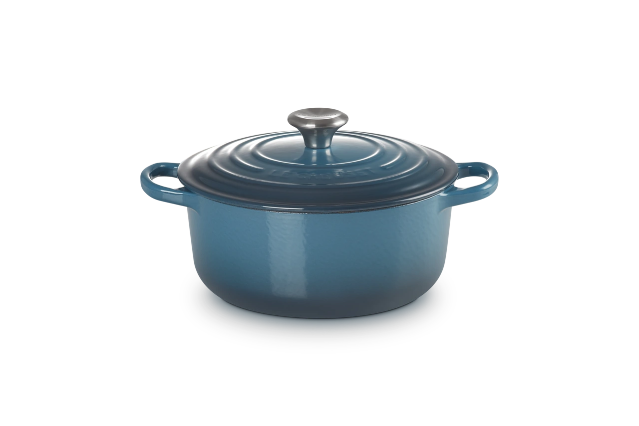 Le Creuset Gusseisen Topf 20 cm deep teal / grünblau deep teal / grünblau 2