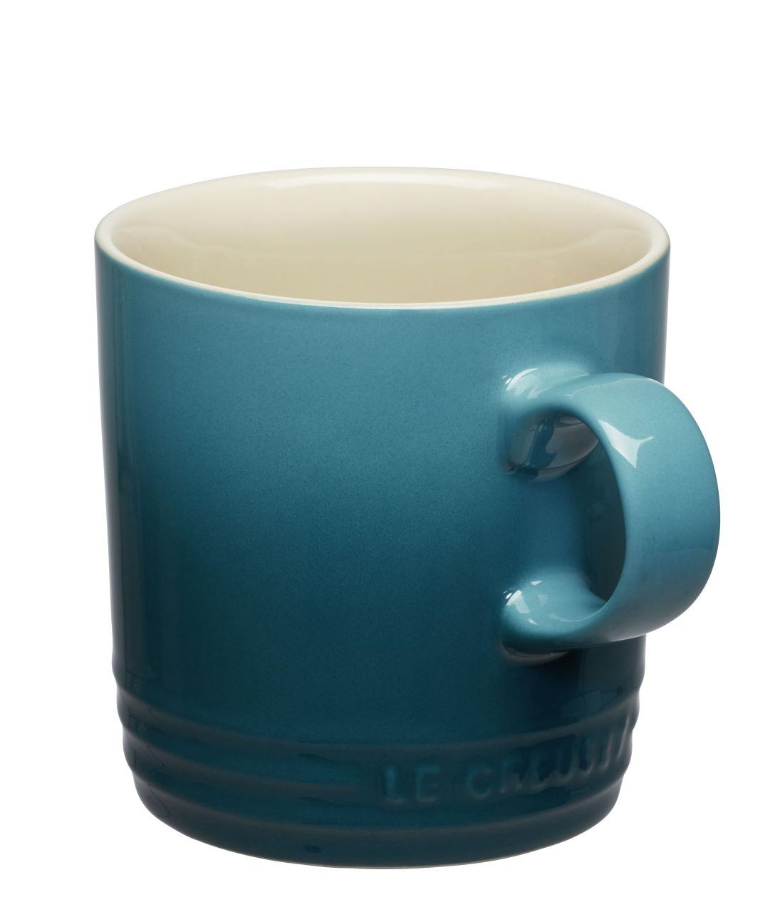 Le Creuset Keramik Becher 350 ml deep teal / grünblau 1