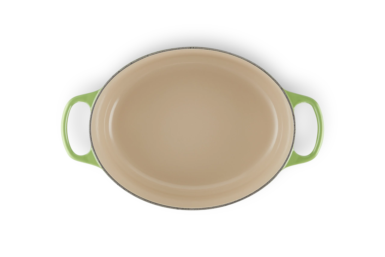 Le Creuset Gusseisen Bräter oval 29 cm bamboo bamboo / grün 3