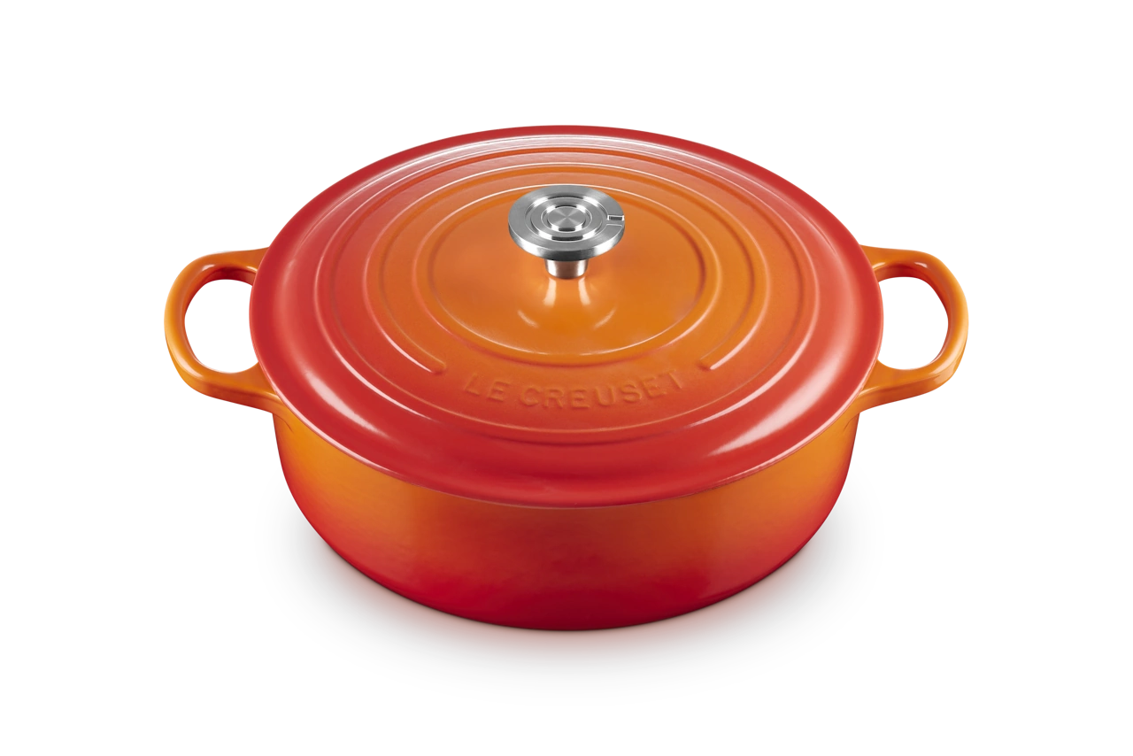 Le Creuset Gusseisen Gourmet Bräter 30 cm ofenrot / orange ofenrot / orange 2