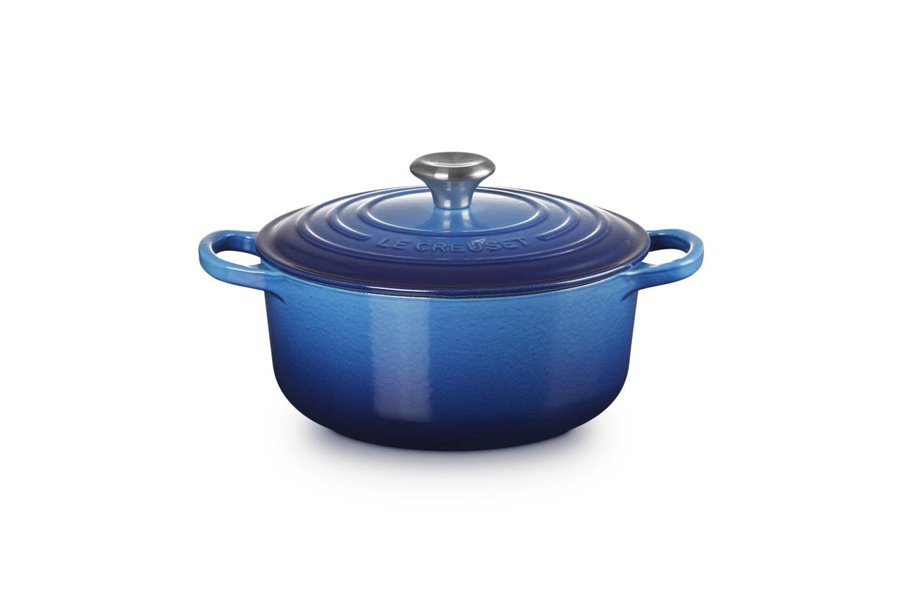 Le Creuset Gusseisen Topf 20 cm azure / blau azure / blau 2