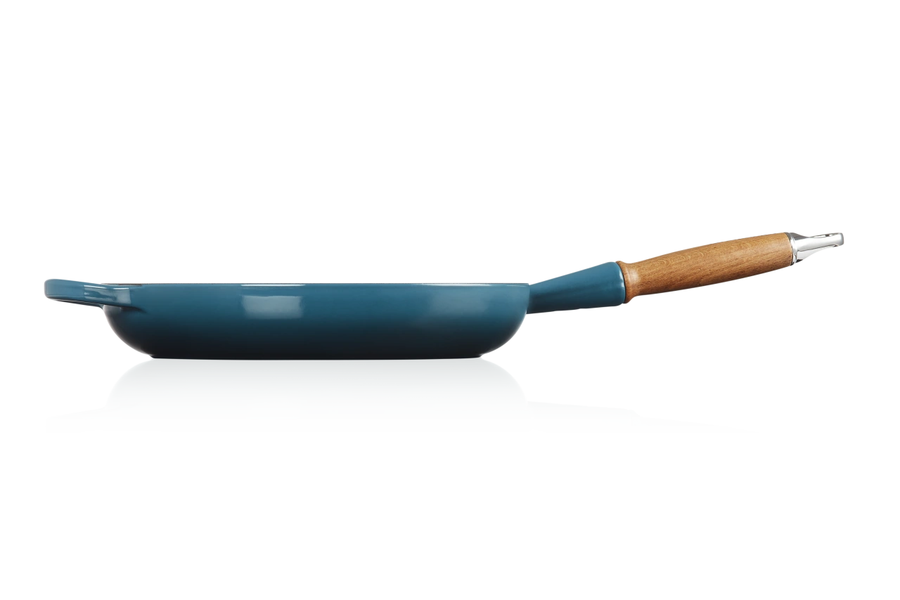 Le Creuset Gusseisen Bratpfanne 28 cm deep teal / grünblau deep teal / grünblau 3