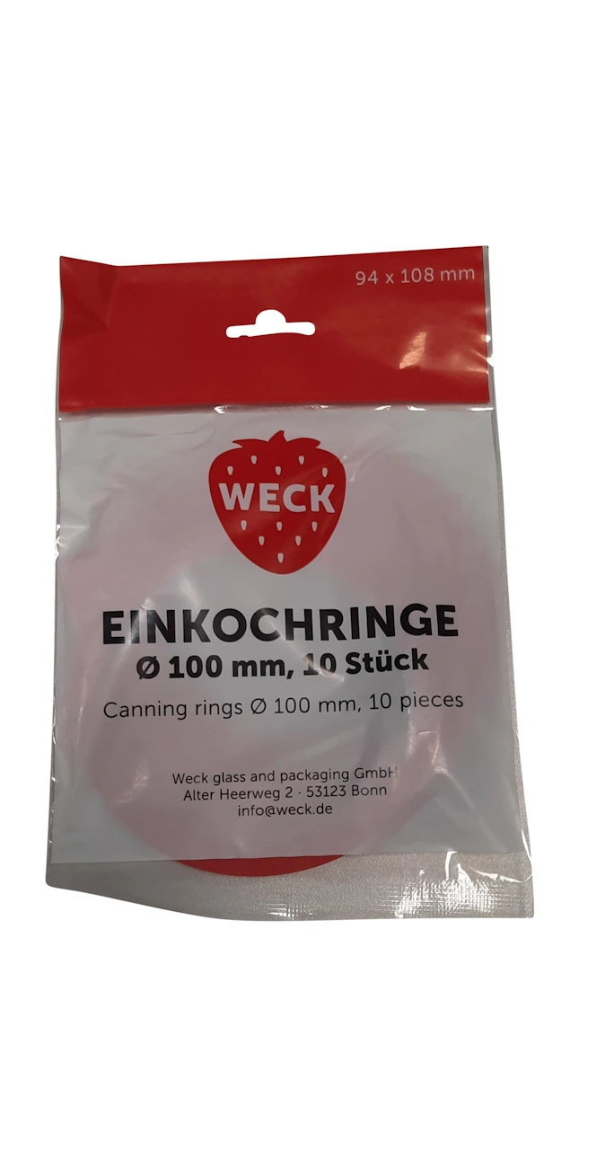 10 Einkochringe 94 x 108 Original WECK