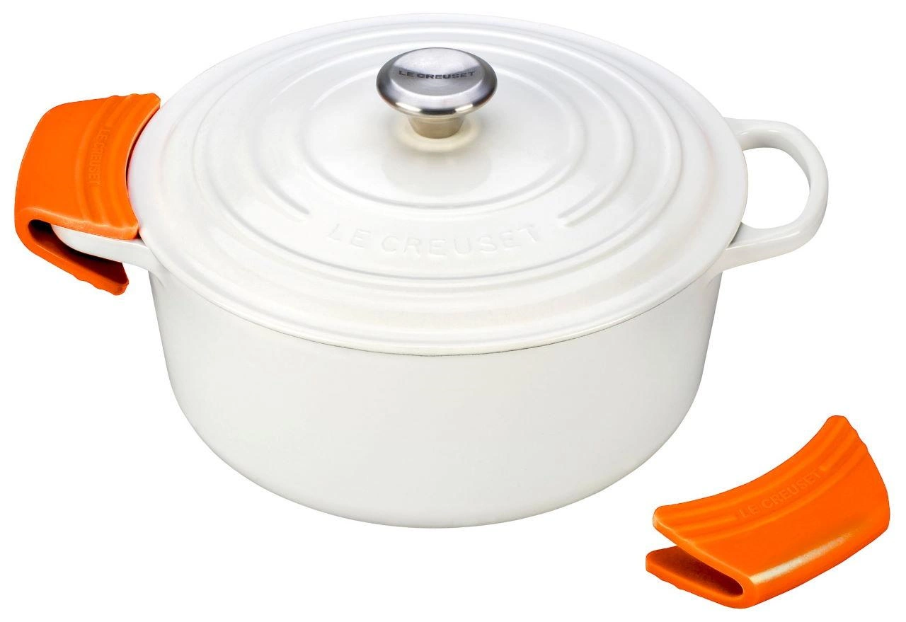 Le Creuset Silikon Topf Griffschutz 2-teilig perlgrau perlgrau 3