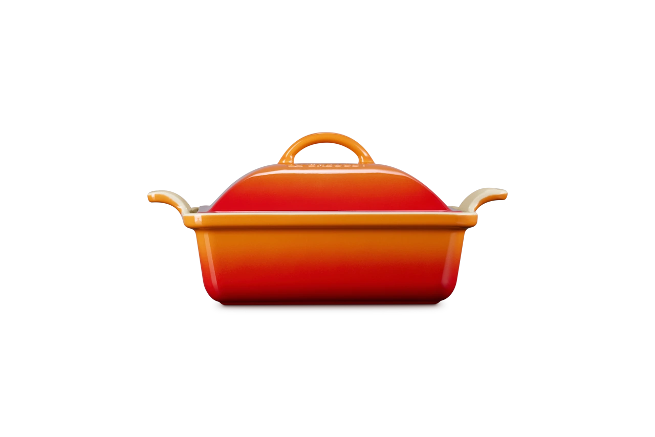Le Creuset Auflaufform mit Deckel 23 cm ofenrot ofenrot / orange 3