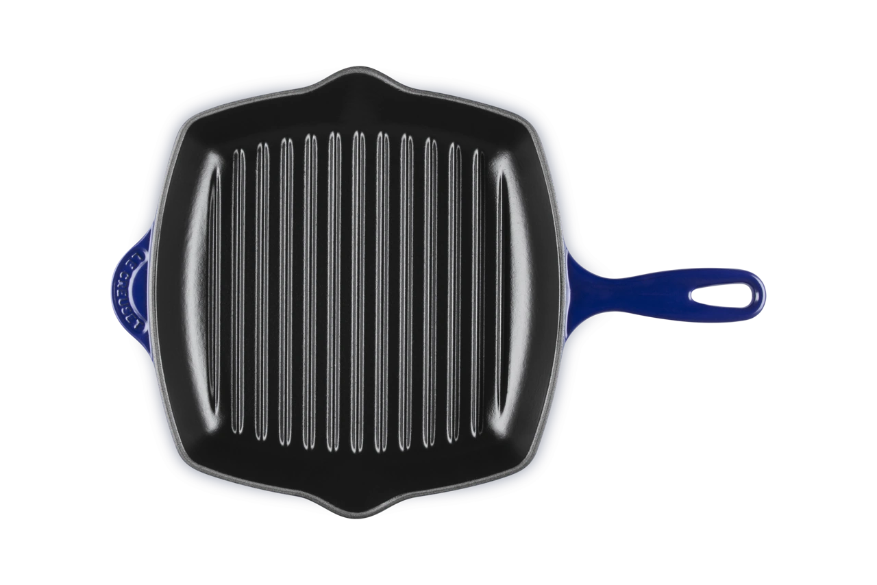 Le Creuset Tradition Grillpfanne 26 cm indigo / blau 4