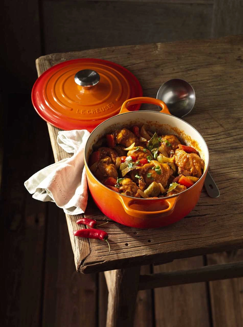 Le Creuset Gusseisen Topf 22 cm azure / blau | azure / blau