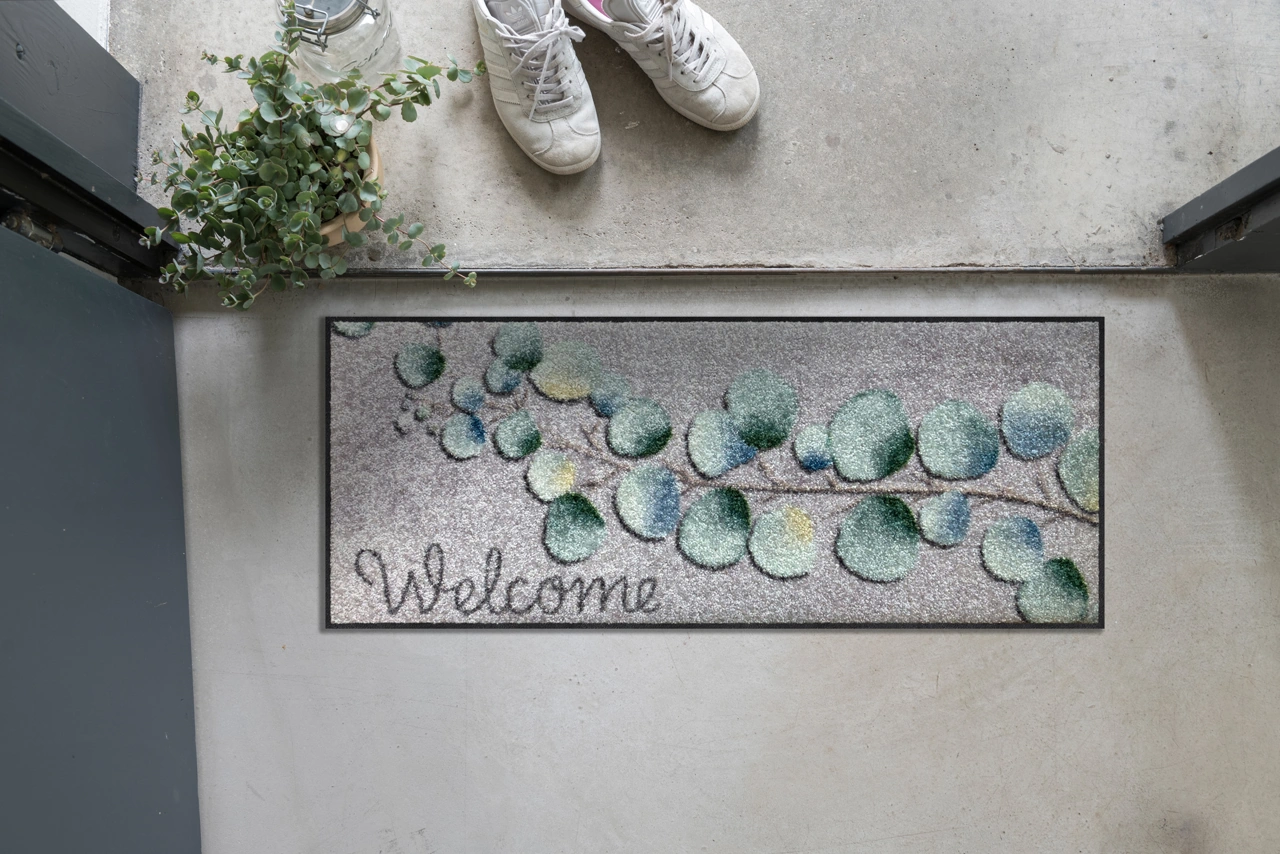 Salonlöwe Fußmatte Eucalyptus Welcome 2