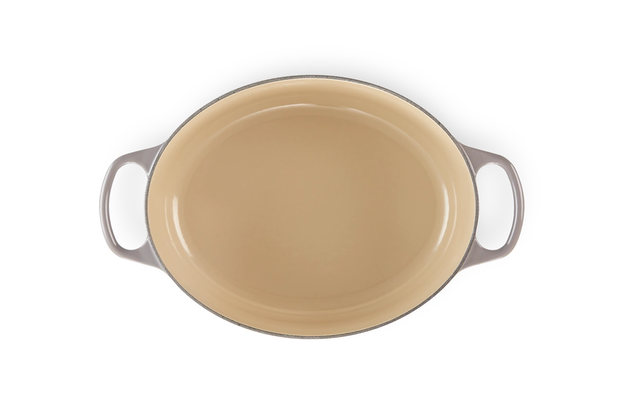 Le Creuset Gusseisen Bräter oval 29 cm flint flint / grau 3