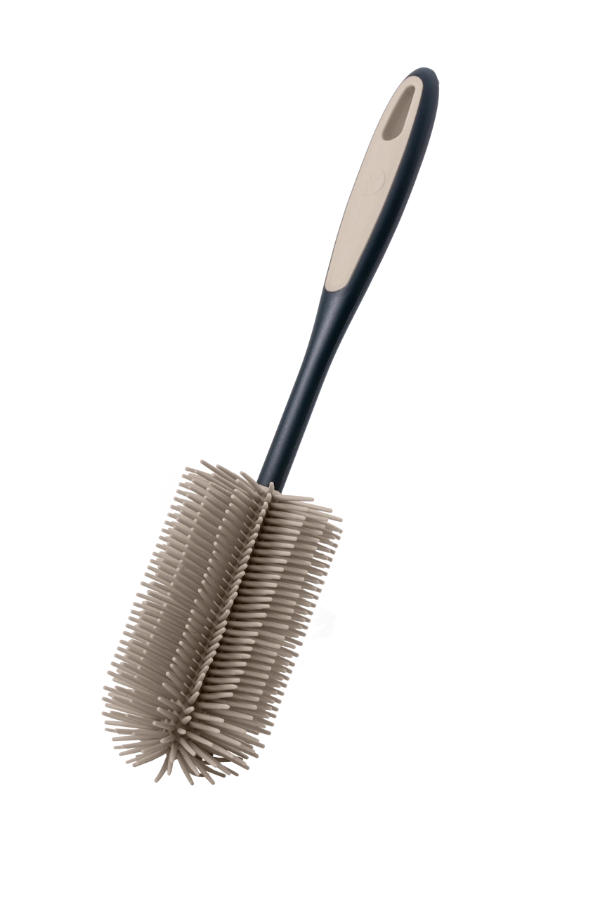 Kochblume Silikon Spülbürste taupe 1