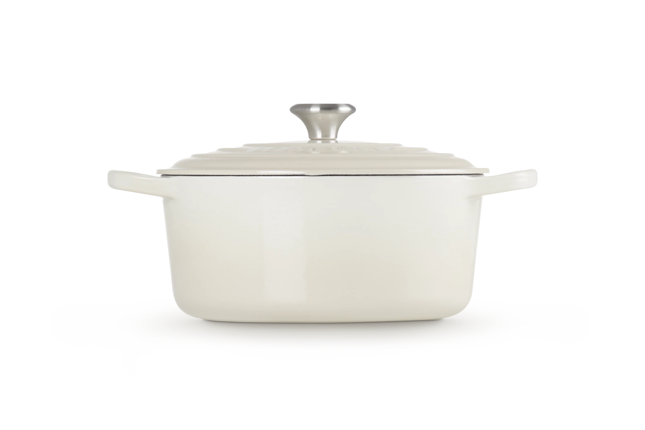 Le Creuset Gusseisen Topf 26 cm meringue / creme | meringue / creme