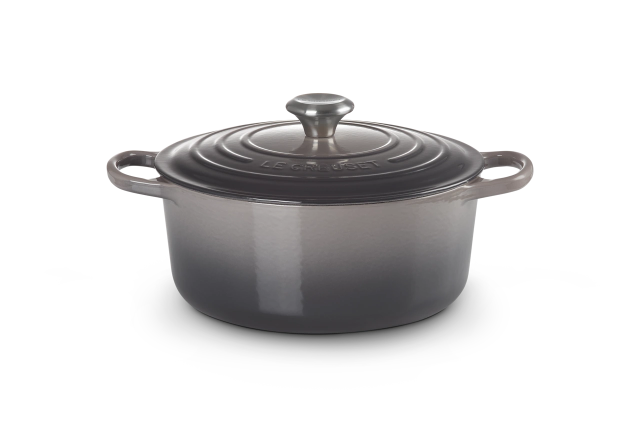 Le Creuset Gusseisen Topf 26 cm flint / grau flint / grau 1