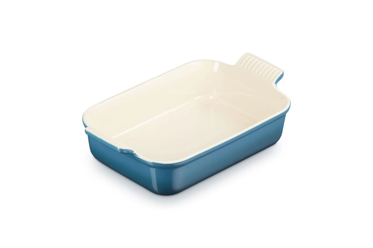 Le Creuset Keramik Auflaufform 26 cm deep teal / grünblau deep teal / grünblau 1